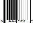 Barcode Image for UPC code 544444633337