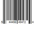 Barcode Image for UPC code 544498494724