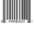 Barcode Image for UPC code 544555362201