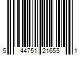 Barcode Image for UPC code 544751216551