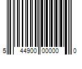 Barcode Image for UPC code 544900000000