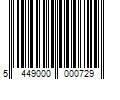 Barcode Image for UPC code 5449000000729