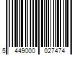 Barcode Image for UPC code 5449000027474