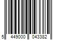 Barcode Image for UPC code 5449000043382