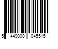 Barcode Image for UPC code 5449000045515