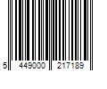 Barcode Image for UPC code 5449000217189