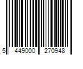 Barcode Image for UPC code 5449000270948