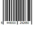 Barcode Image for UPC code 5449000292650