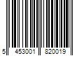 Barcode Image for UPC code 5453001820019