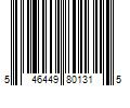 Barcode Image for UPC code 546449801315