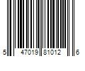 Barcode Image for UPC code 547019810126