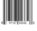 Barcode Image for UPC code 547127003328