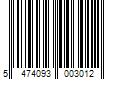 Barcode Image for UPC code 5474093003012