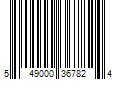 Barcode Image for UPC code 549000367824