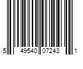 Barcode Image for UPC code 549540072431