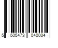 Barcode Image for UPC code 5505473040034