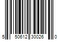 Barcode Image for UPC code 550612300260