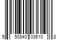 Barcode Image for UPC code 550840036108