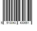 Barcode Image for UPC code 5510040430651