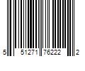 Barcode Image for UPC code 551271762222