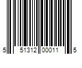 Barcode Image for UPC code 551312000115