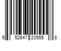 Barcode Image for UPC code 552647205558