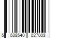 Barcode Image for UPC code 5538540027003