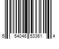 Barcode Image for UPC code 554046533614