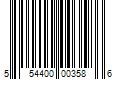 Barcode Image for UPC code 554400003586