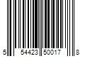 Barcode Image for UPC code 554423500178