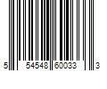 Barcode Image for UPC code 554548600333