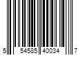 Barcode Image for UPC code 554585400347