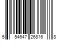 Barcode Image for UPC code 554647268168