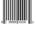 Barcode Image for UPC code 555555000062