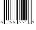 Barcode Image for UPC code 555555777773