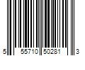 Barcode Image for UPC code 555710502813