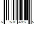 Barcode Image for UPC code 555908423555