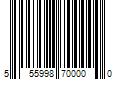 Barcode Image for UPC code 555998700000