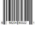 Barcode Image for UPC code 556204603221