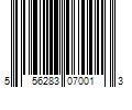 Barcode Image for UPC code 556283070013