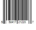 Barcode Image for UPC code 558417212207