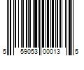 Barcode Image for UPC code 559053000135