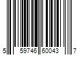 Barcode Image for UPC code 559746600437