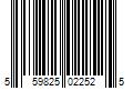 Barcode Image for UPC code 559825022525