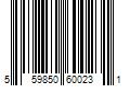 Barcode Image for UPC code 559850600231