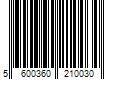 Barcode Image for UPC code 5600360210030