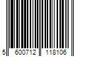 Barcode Image for UPC code 5600712118106