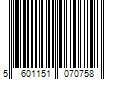 Barcode Image for UPC code 5601151070758