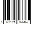 Barcode Image for UPC code 5602021026462