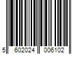 Barcode Image for UPC code 5602024006102